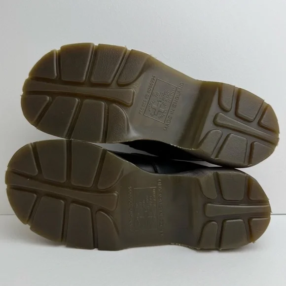 Vintage Dr. Martens England 8065 Black Platform Double Strap Mary Janes UK 6 - Picture 12 of 16
